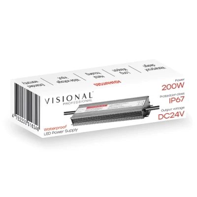 Ūdensizturīgs LED barošanas bloks 24V, 8.33A, 200W, IP67